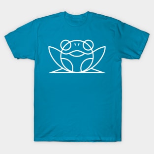 Geometric Frog - White T-Shirt